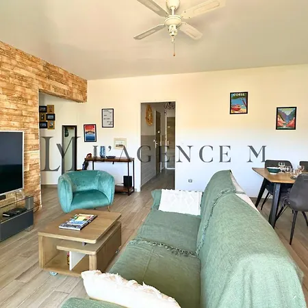 Daire Colomba - Parking, Terrasse, Centre & A Pied - 6 Couchages